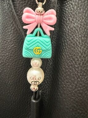New Beaded Fashion Purse Charm/Keychain